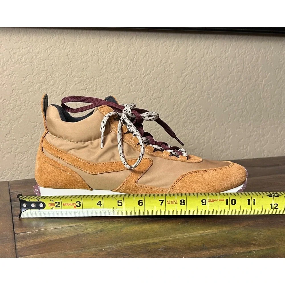 Rag & Bone Mens EU 40 Tan Suede Nylon Hiking Trail Lace Up Sneakers